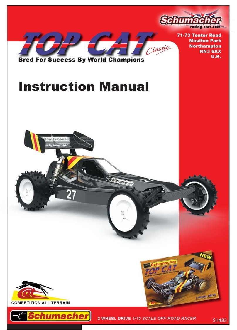 Schumacher Racing Products TOP CAT instruction manual