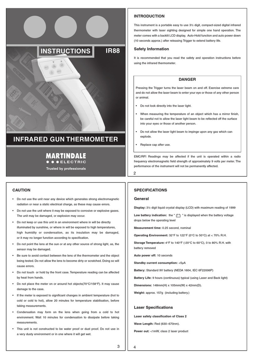 MARTINDALE IR88 instructions