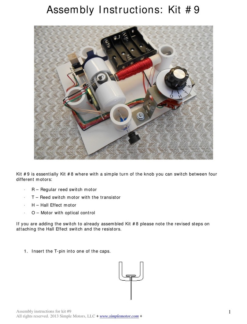 Simple Motors Kit 9 User manual Simple Motors Kit 9 User manual
