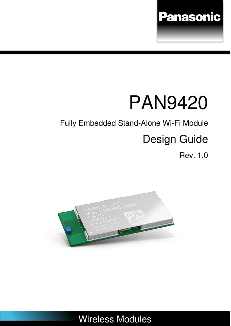 Panasonic PAN9420 Design guide