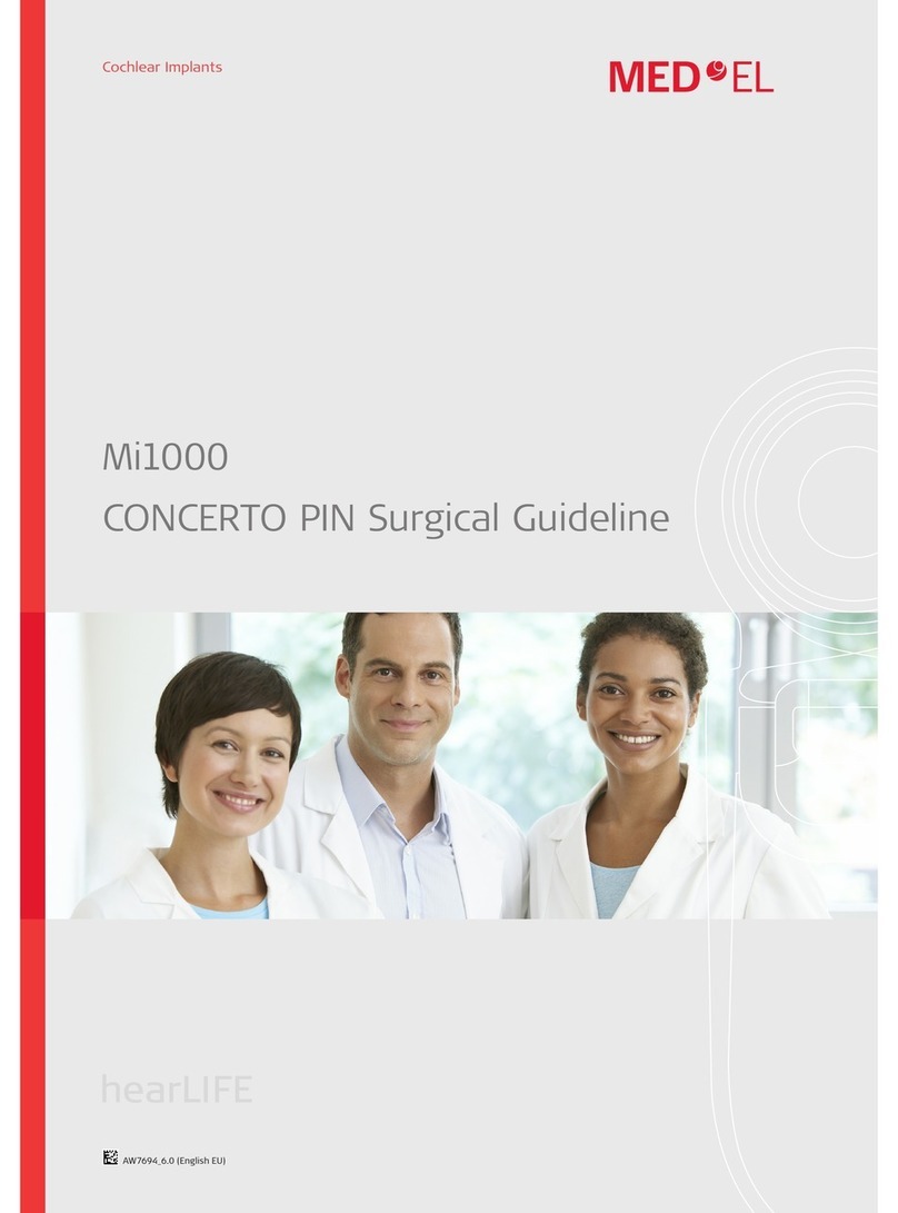 Medel Mi1000 CONCERTO PIN Series Surgical Guideline