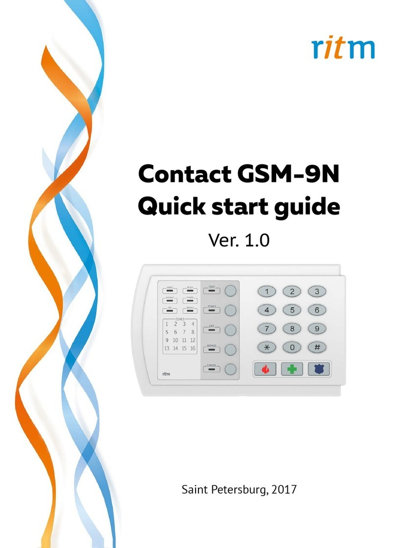 ritm Contact GSM-9N quick start guide