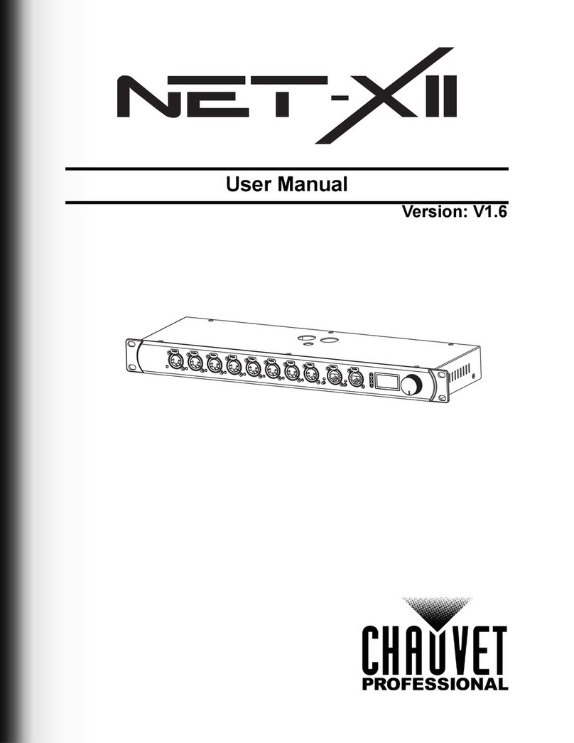 Chauvet NET-XII user manual