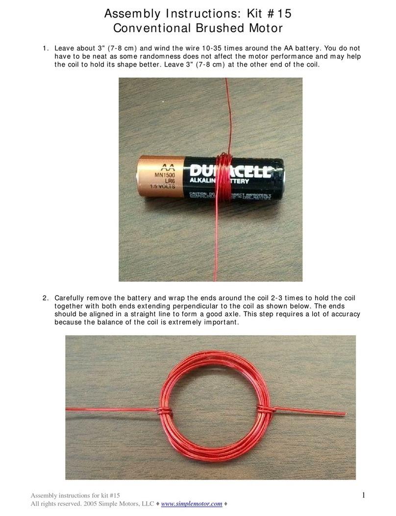 Simple Motors Kit 15 User manual
