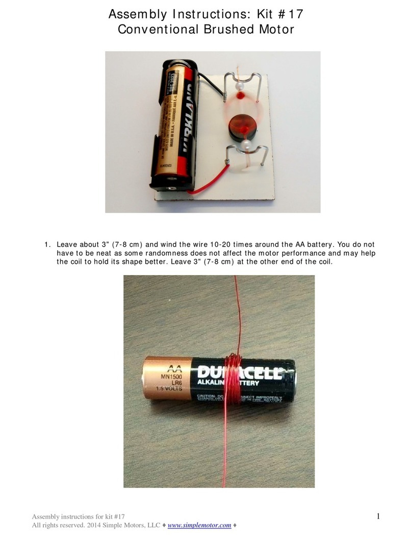 Simple Motors Kit 17 User manual Simple Motors Kit 17 User manual