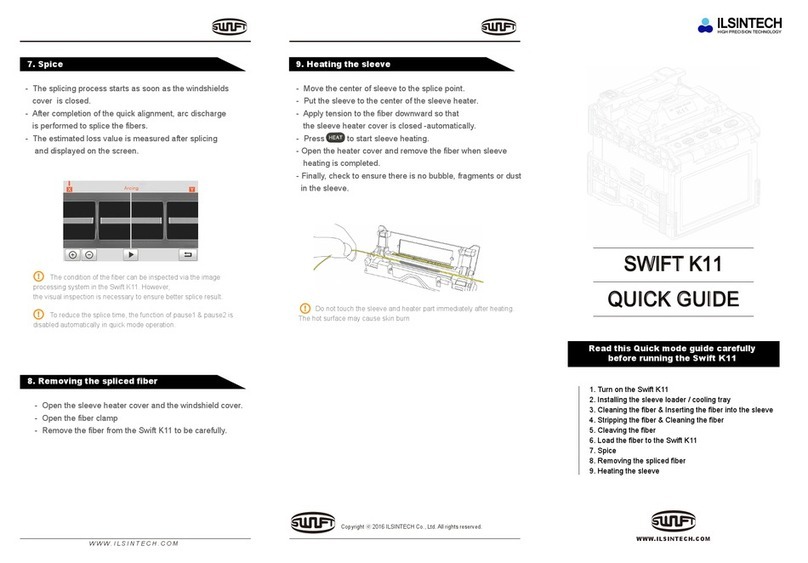 Ilsintech SWIFT K11 Quick guides