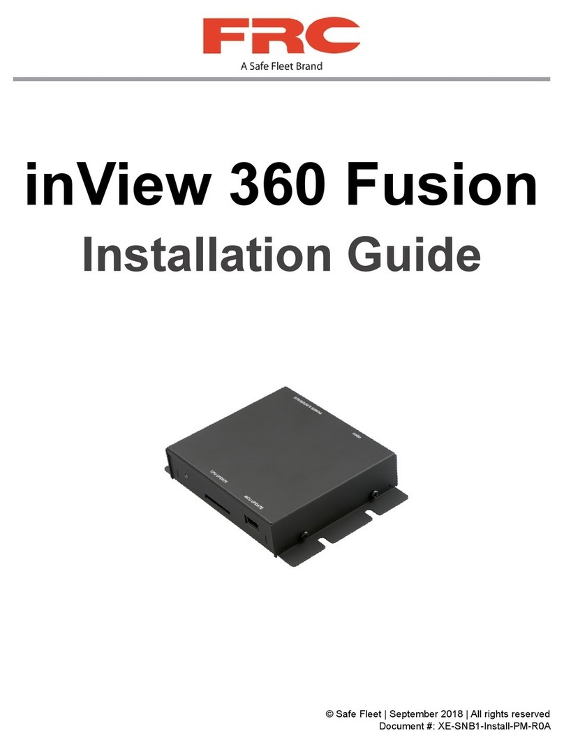 FRC inView 360 Fusion User manual
