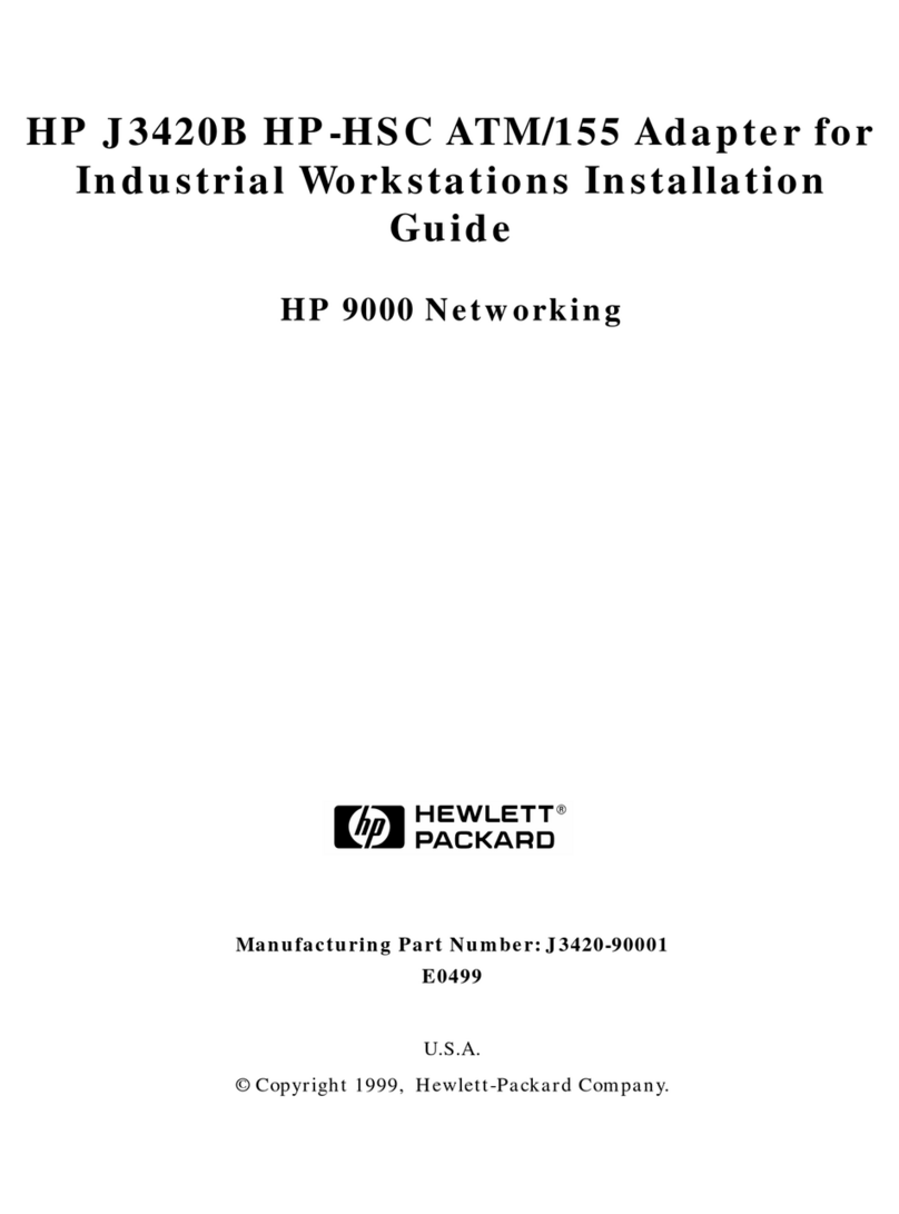 HP J3420B HP-HSC ATM/155 User manual