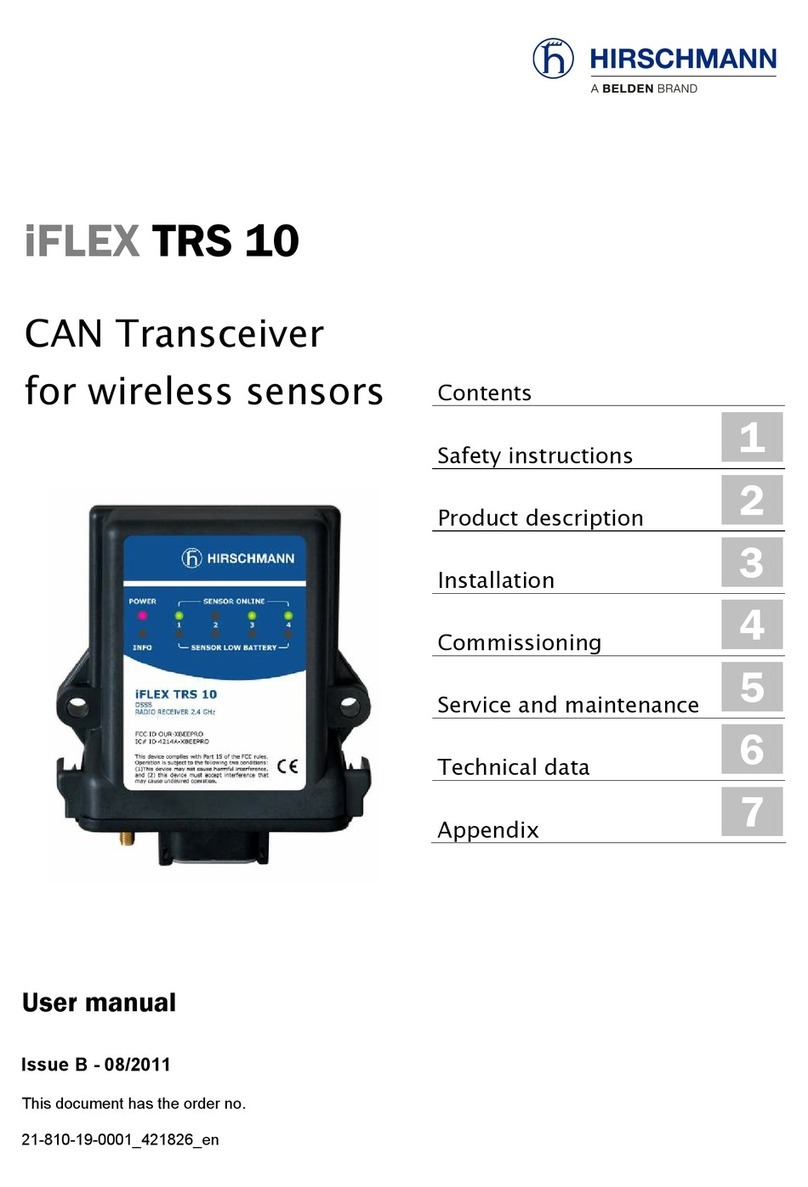 Hirschmann iFLEX TRS 10 user manual