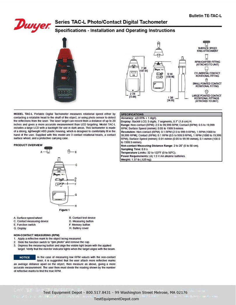 Dwyer Instruments TAC-L Series User manual