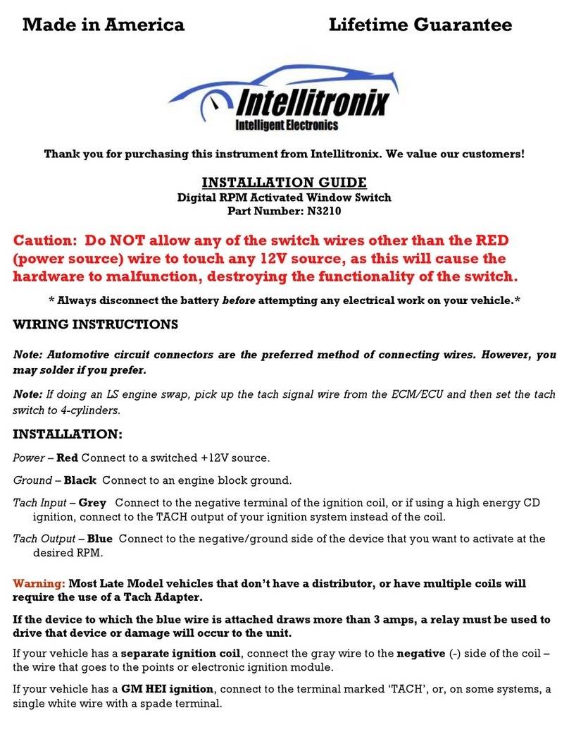 Intellitronix N3210 Operating and maintenance instructions