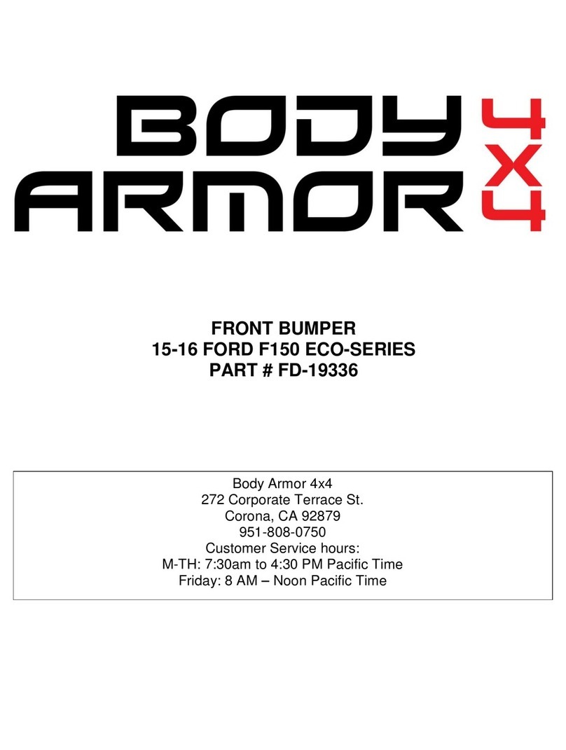 Body Armor 4x4 ECO-SERIES user manual