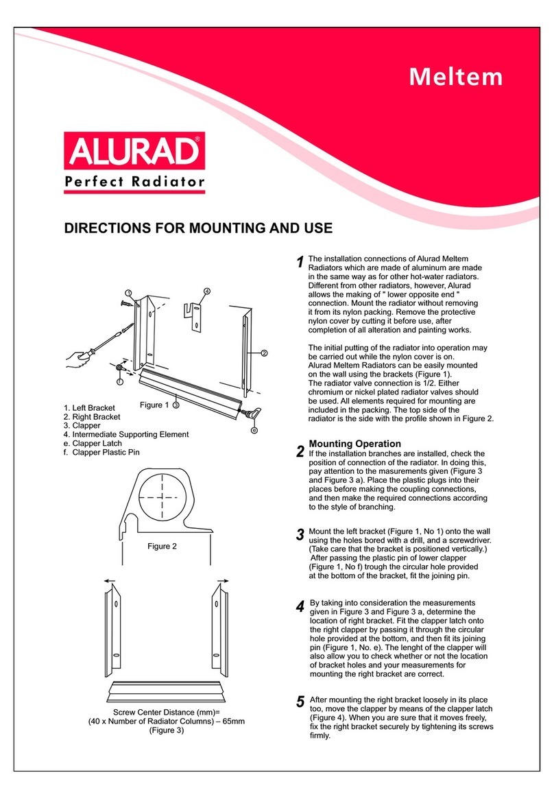 ALURAD Meltem Mounting and user instructions