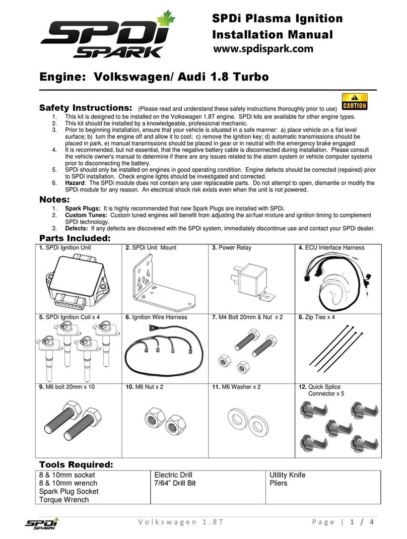 Sphenic Technologies Inc. SPDi Spark installation manual
