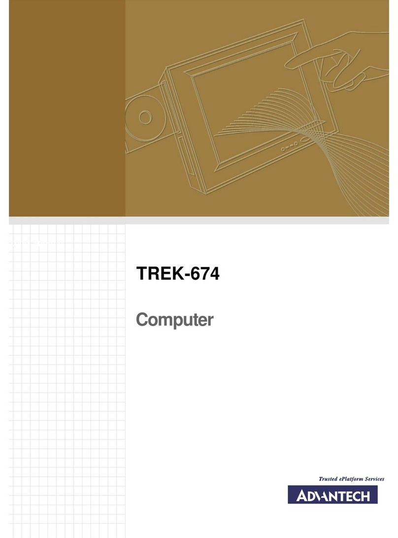 Advantech TREK-674 User manual
