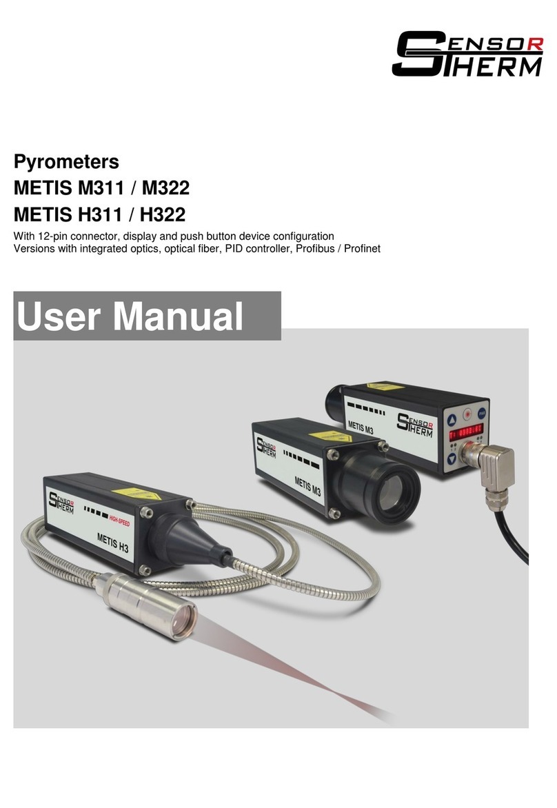 Sensor Therm METIS M311 user manual