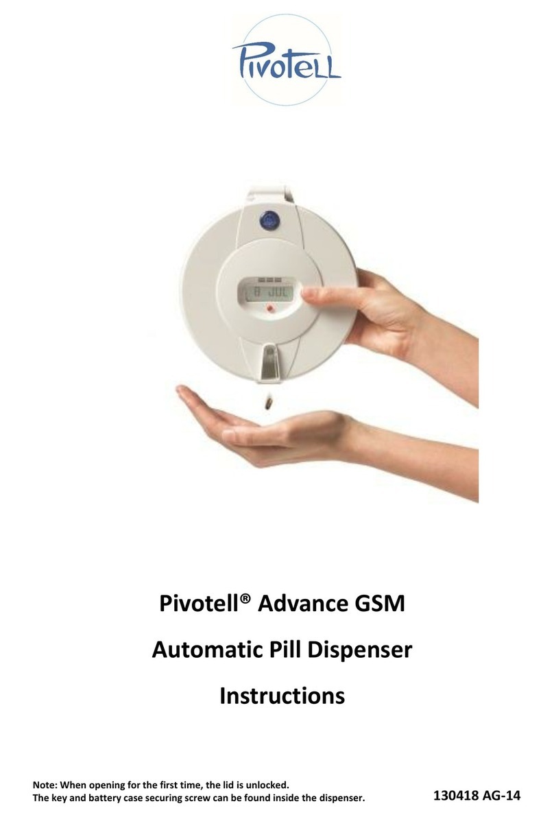Pivotell Advance GSM instructions