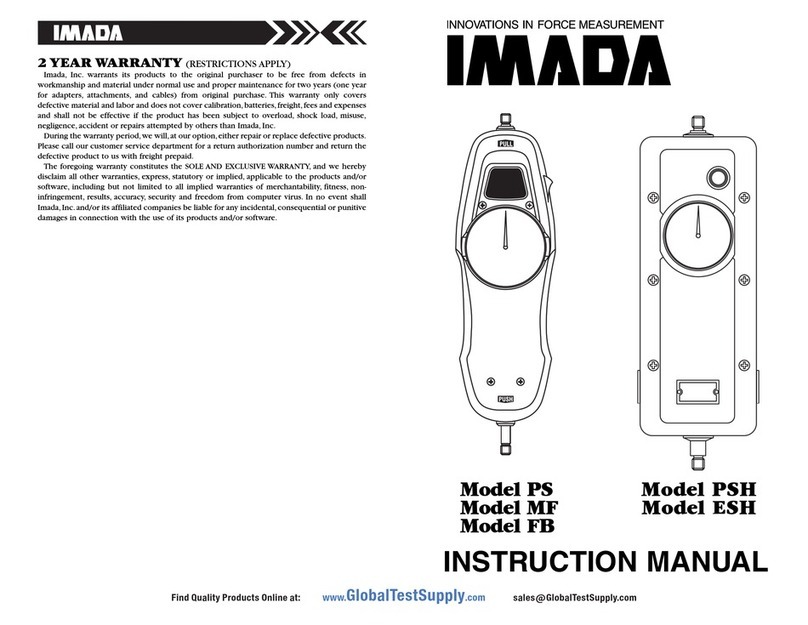 Imada PS-0.5 kg instruction manual