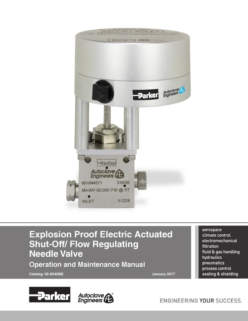 Parker 60VM4071 Operation and maintenance manual
