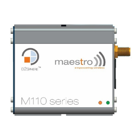 Maestro M111 user manual