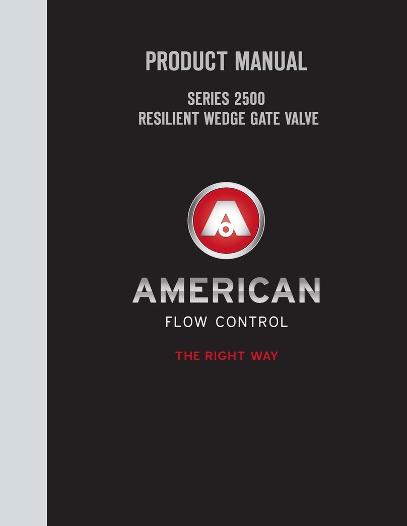 American Flow Control 2500 Series product manual