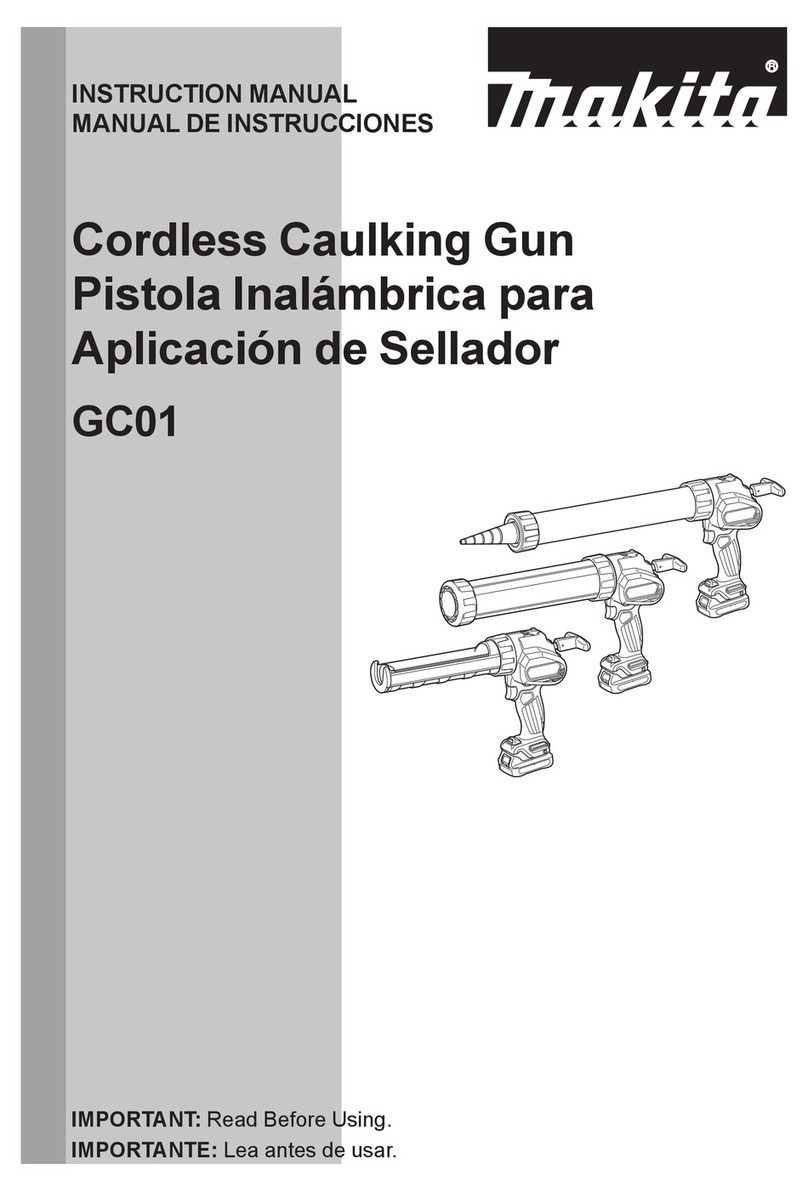 Makita GC01 User manual
