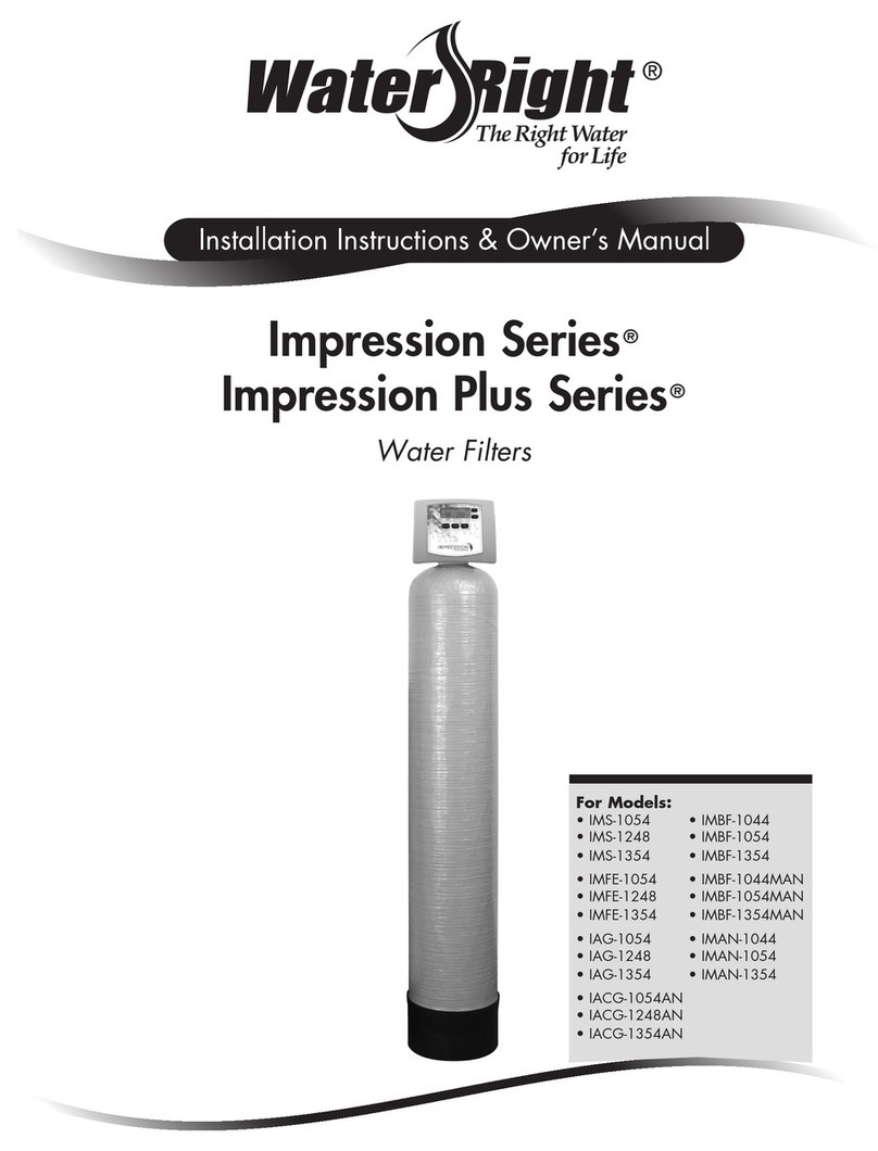 Water Right Impression Series Service manual
