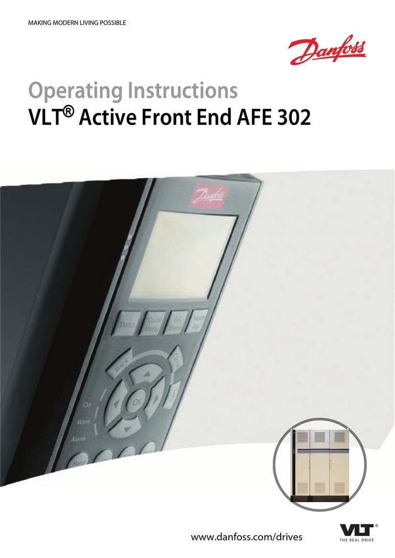 Danfoss VLT Active Front End AFE 302 User manual