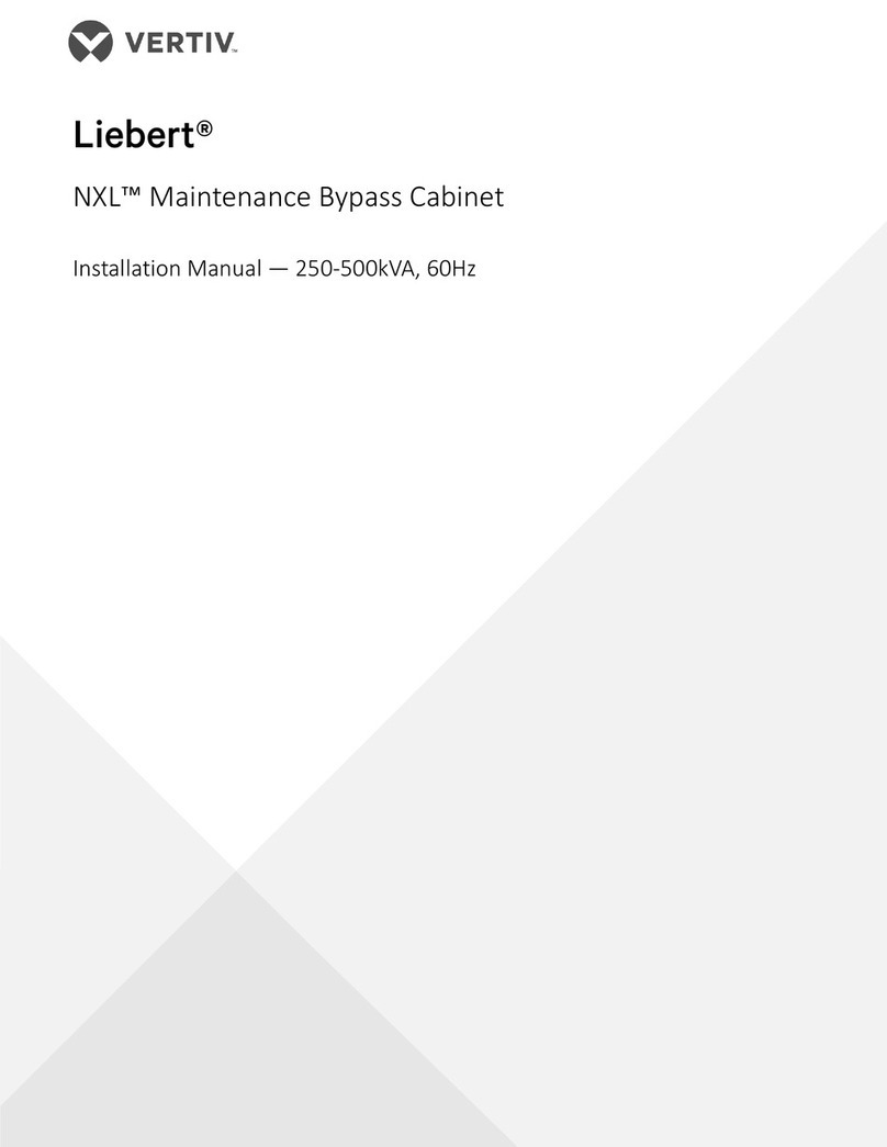Liebert NXL User manual