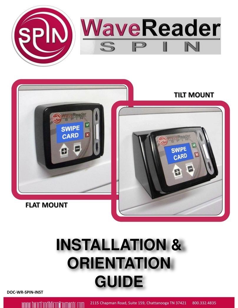Heartland WaveReader Spin INSTALLATION & ORIENTATION GUIDE