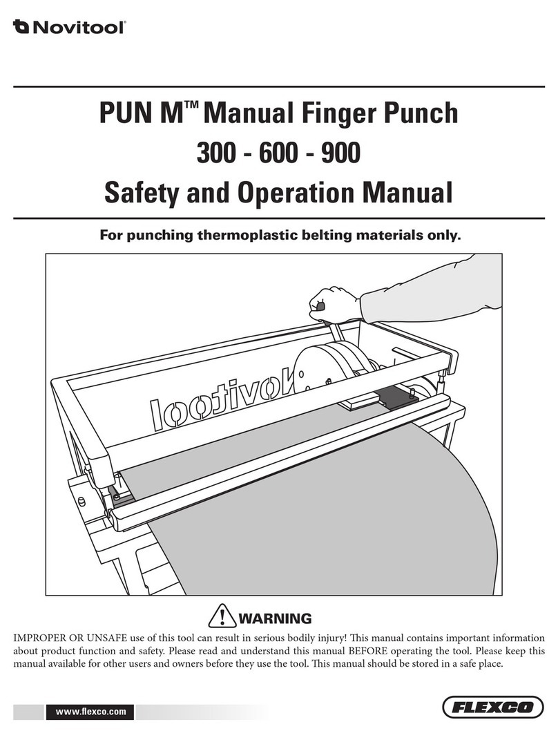 Flexco Novitool PUN M 300 Guide
