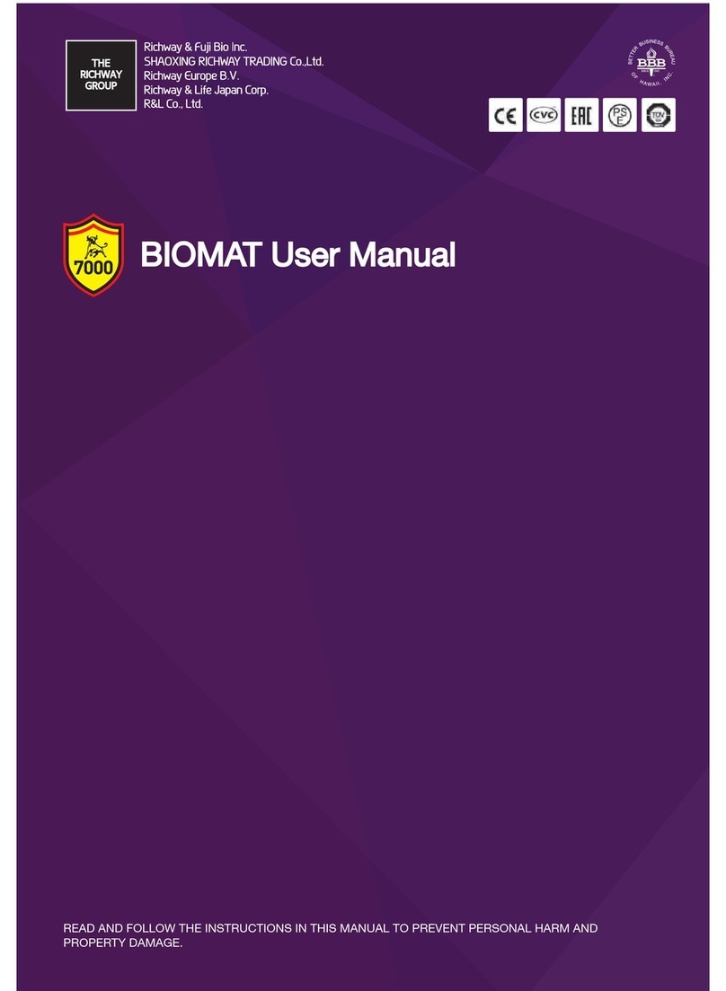 Richway & Fuji Bio Mini Biomat user manual