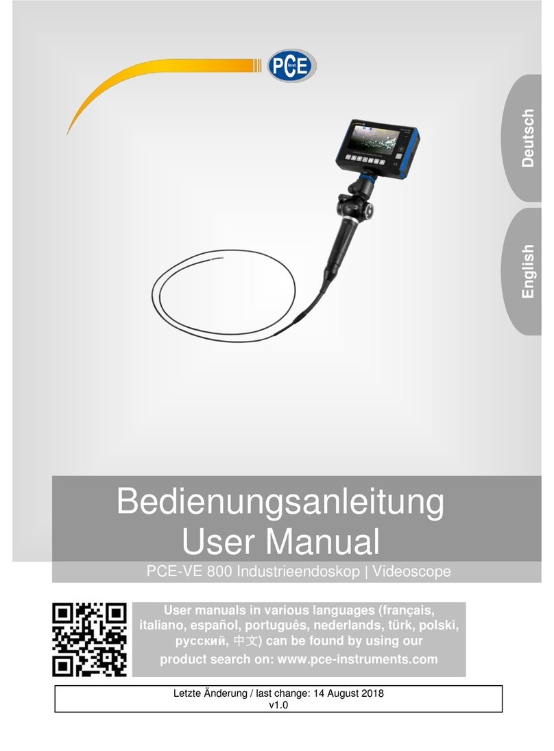 PCE Instruments PCE-VE 800 User manual