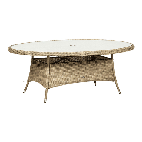Royalcraft Wentworth Oval Rattan Dining Table User manual Royalcraft Wentworth Oval Rattan Dining Table User manual