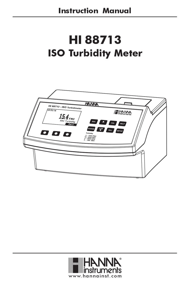 Hanna Instruments HI 88713 User manual Hanna Instruments HI 88713 User manual
