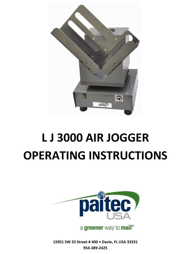 Paitec LJ3000 operating instructions