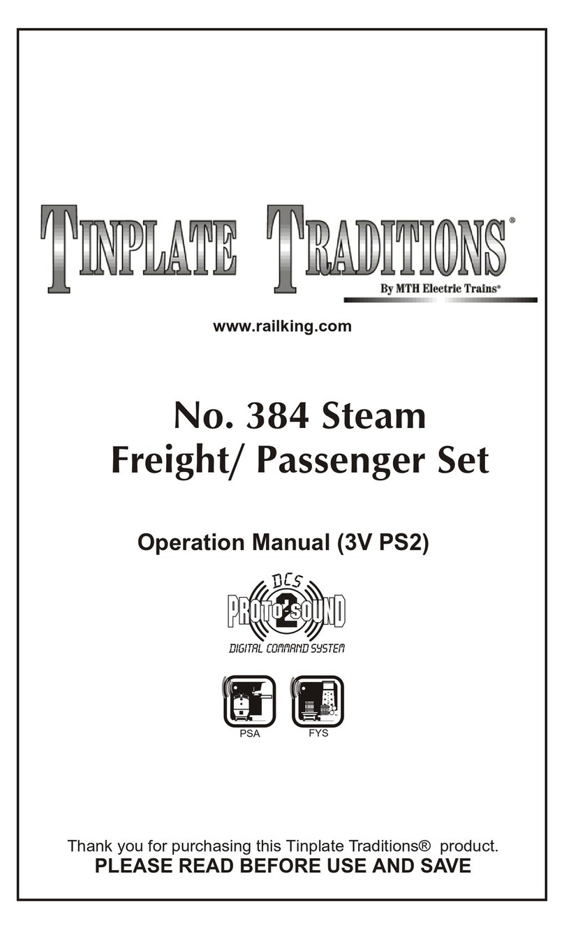MTHTrains Tinplate Traditions 384 Operation manual MTHTrains Tinplate Traditions 384 Operation manual