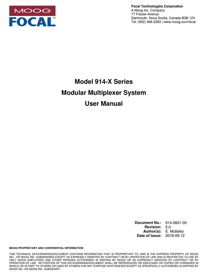 Moog FOCAL 914-HDE L1 user manual