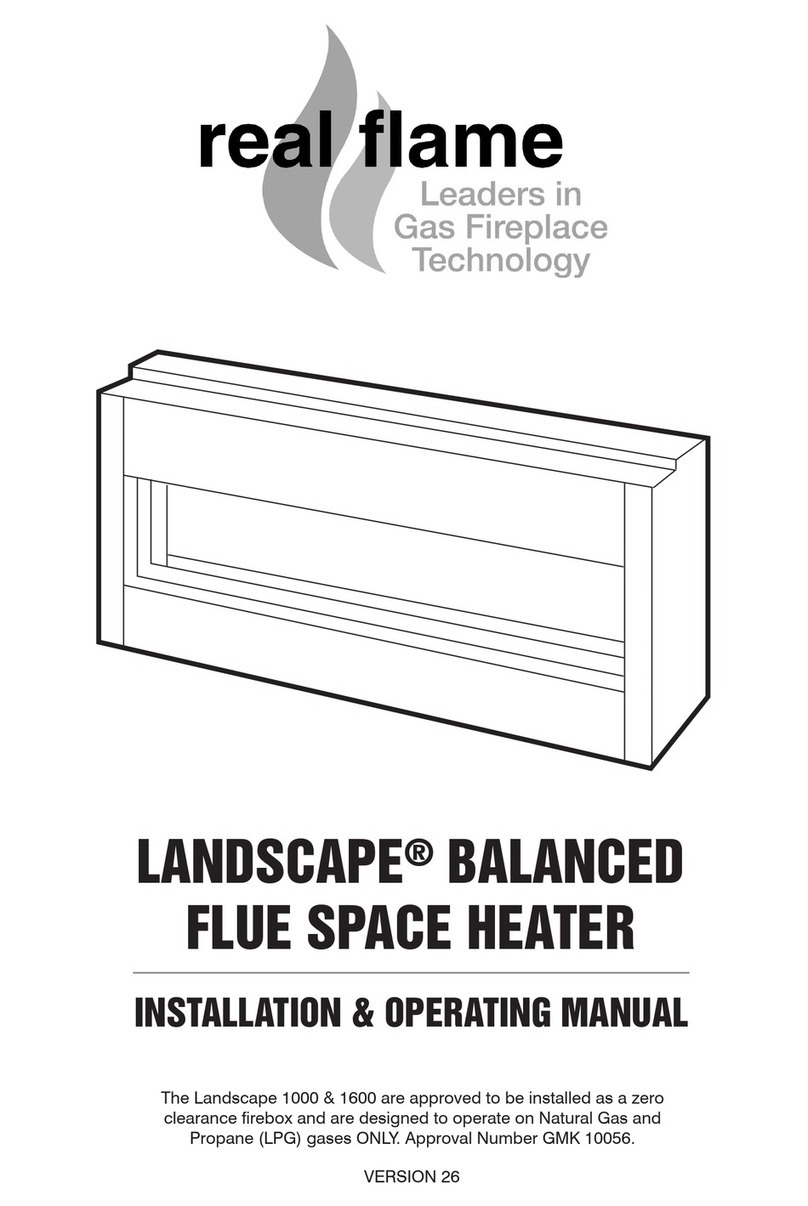 RealFlame LANDSCAPE BALANCED Installation & operating manual RealFlame LANDSCAPE BALANCED Installation & operating manual