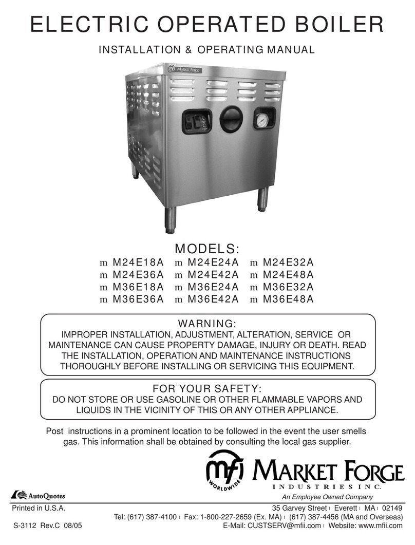 Market Forge Industries M24E18A Installation instructions Market Forge Industries M24E18A Installation instructions
