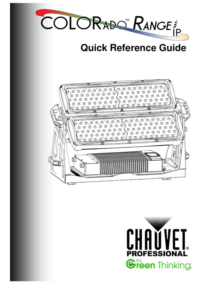Chauvet Professional COLORado Range IP Quick reference guide