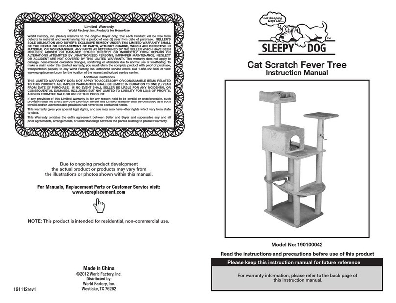 Sleepy dog 190100042 instruction manual