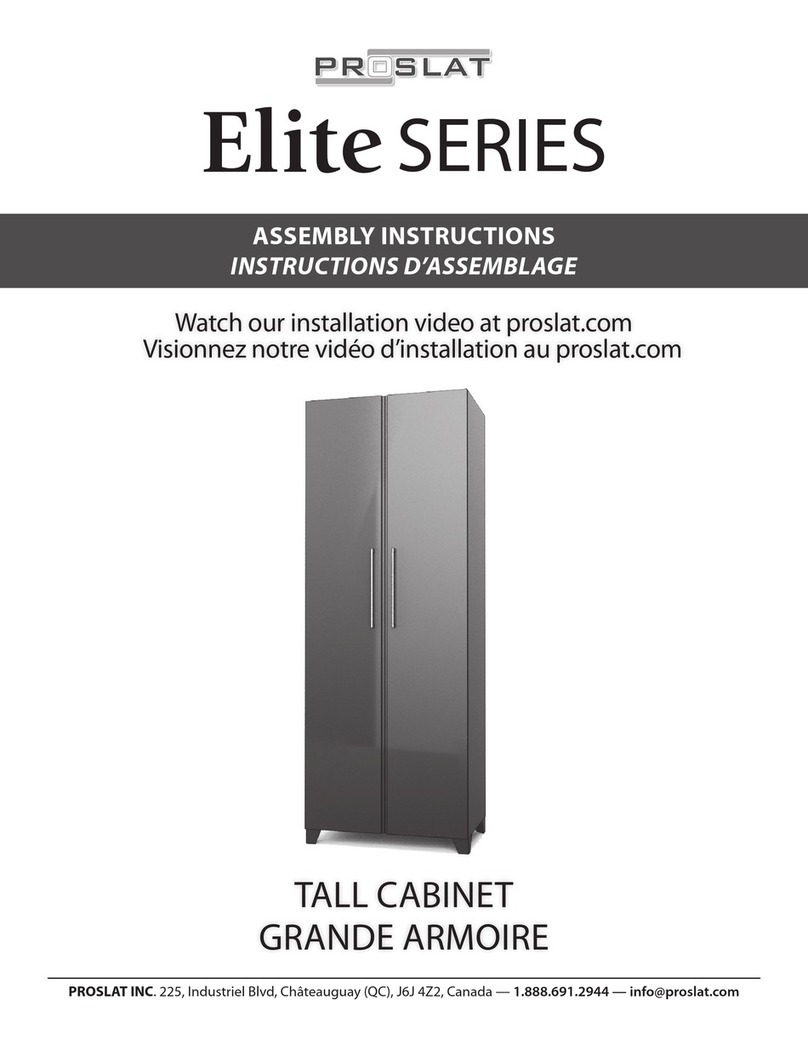 Proslat Elite Series Assembly instructions Proslat Elite Series Assembly instructions