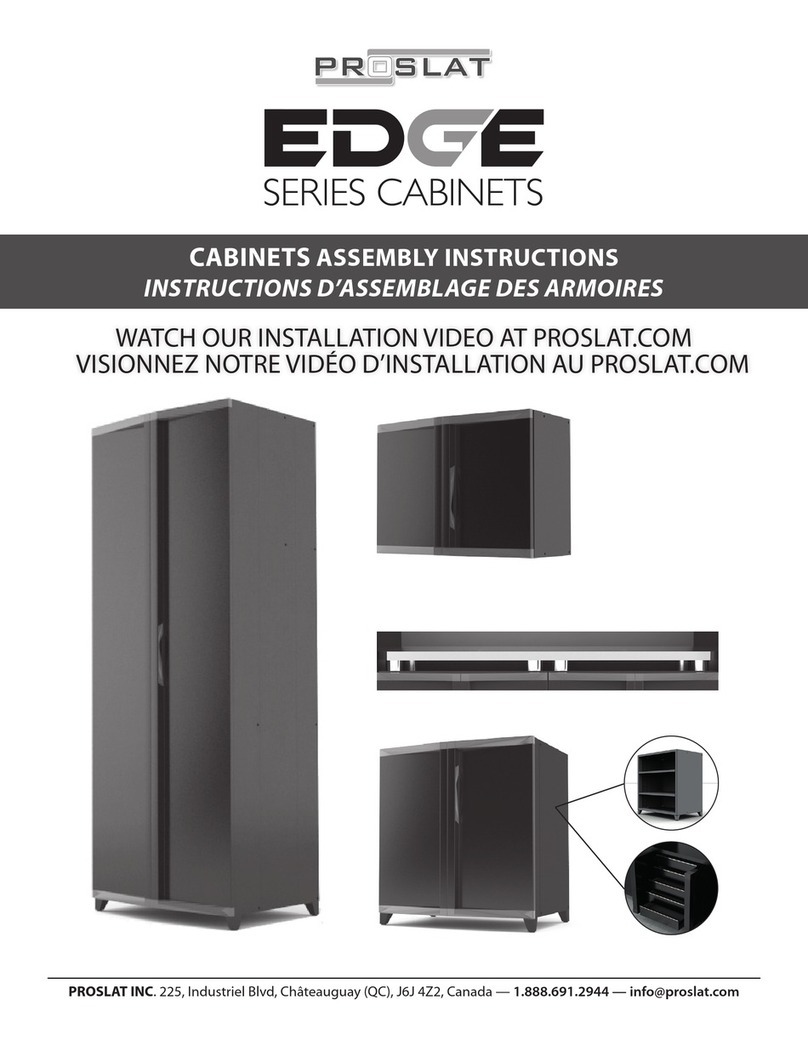 Proslat Edge Series Assembly instructions Proslat Edge Series Assembly instructions