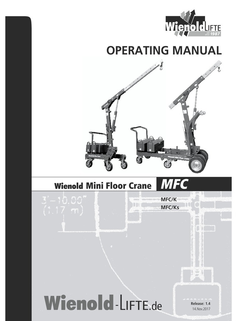 Wienold Lifte MFC750/K operating manual
