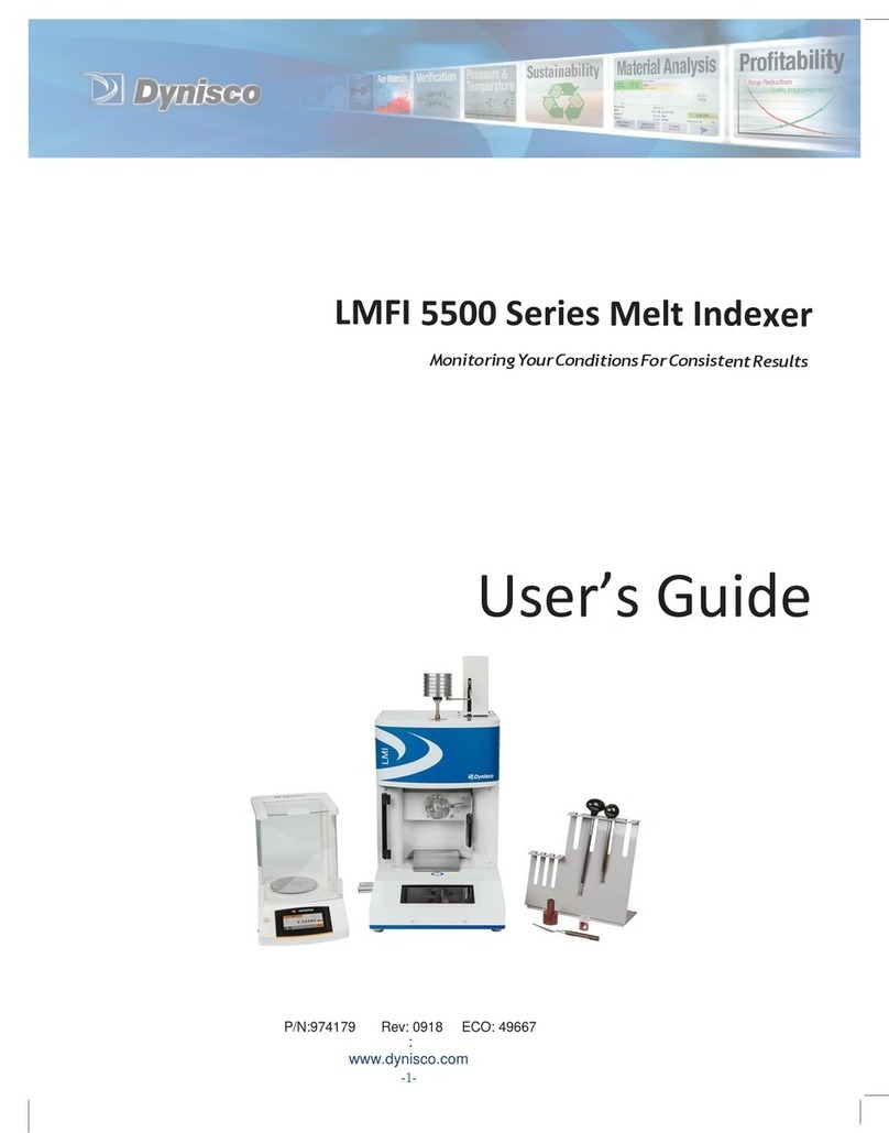 Dynisco LMFI 5500 Series User manual