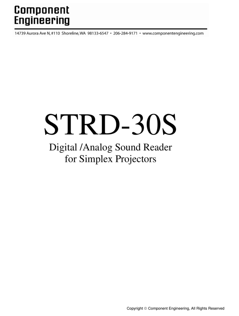 Component Engineering STRD-30S manual