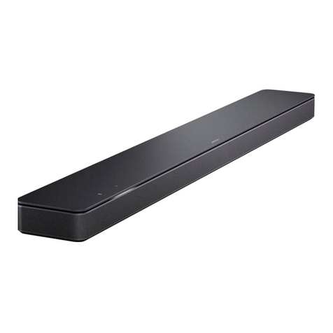 Bose Soundbar 500 Safety and use instructions