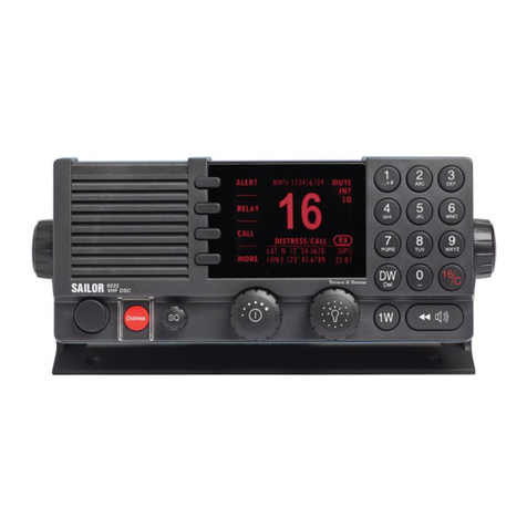 COBHAM SAILOR 6222 VHF DSC user manual