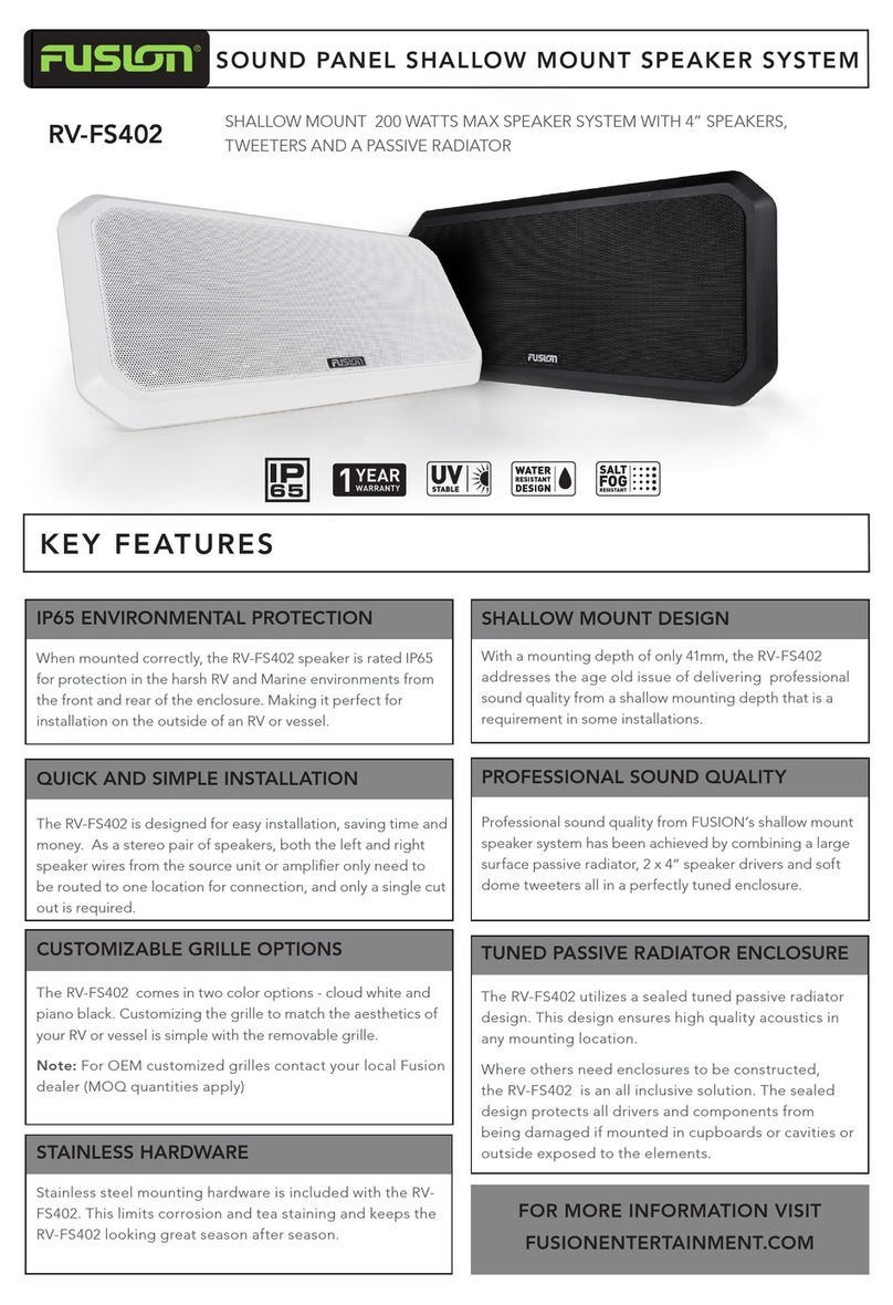 Fusion RV-FS402 manual